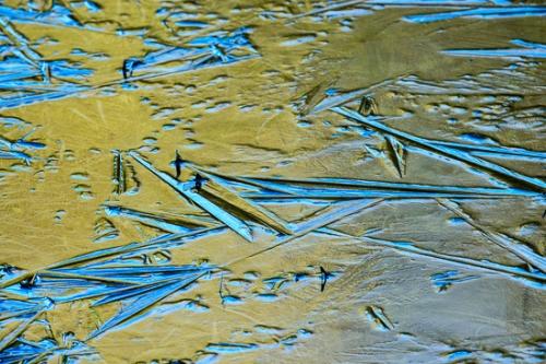 Abstract;Abstraction;Close-up;Cold;Frozen;Ice;Icy;Line;Macro;Mirror;Modern;Nature;Pastoral;Shape;Wabi Sabi;Winter;artsite;blue;contemporary;contemporary art;green;modern art;oneness;pattern;peaceful;reflection;reflections;texture;zen